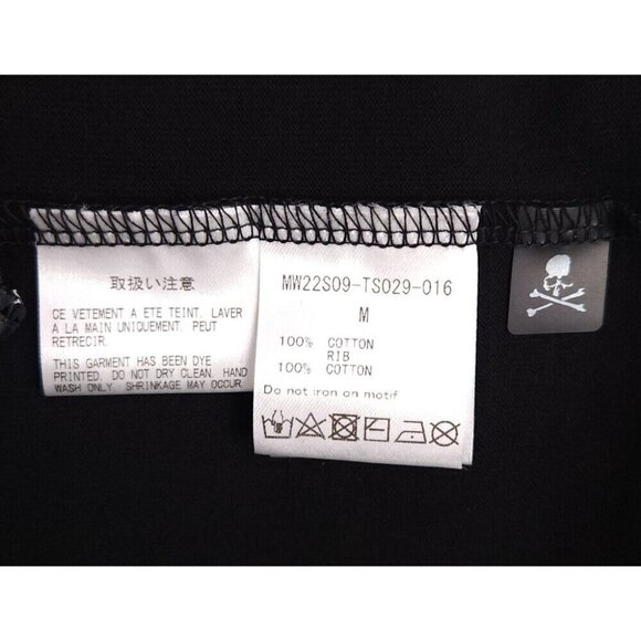 Mastermind Japan Embroidered Logo LS Baseball T-Shirt M Men Black Skull NWT $695 - Picture 10 of 15